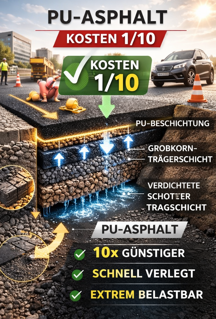 PU-Asphalt nachher